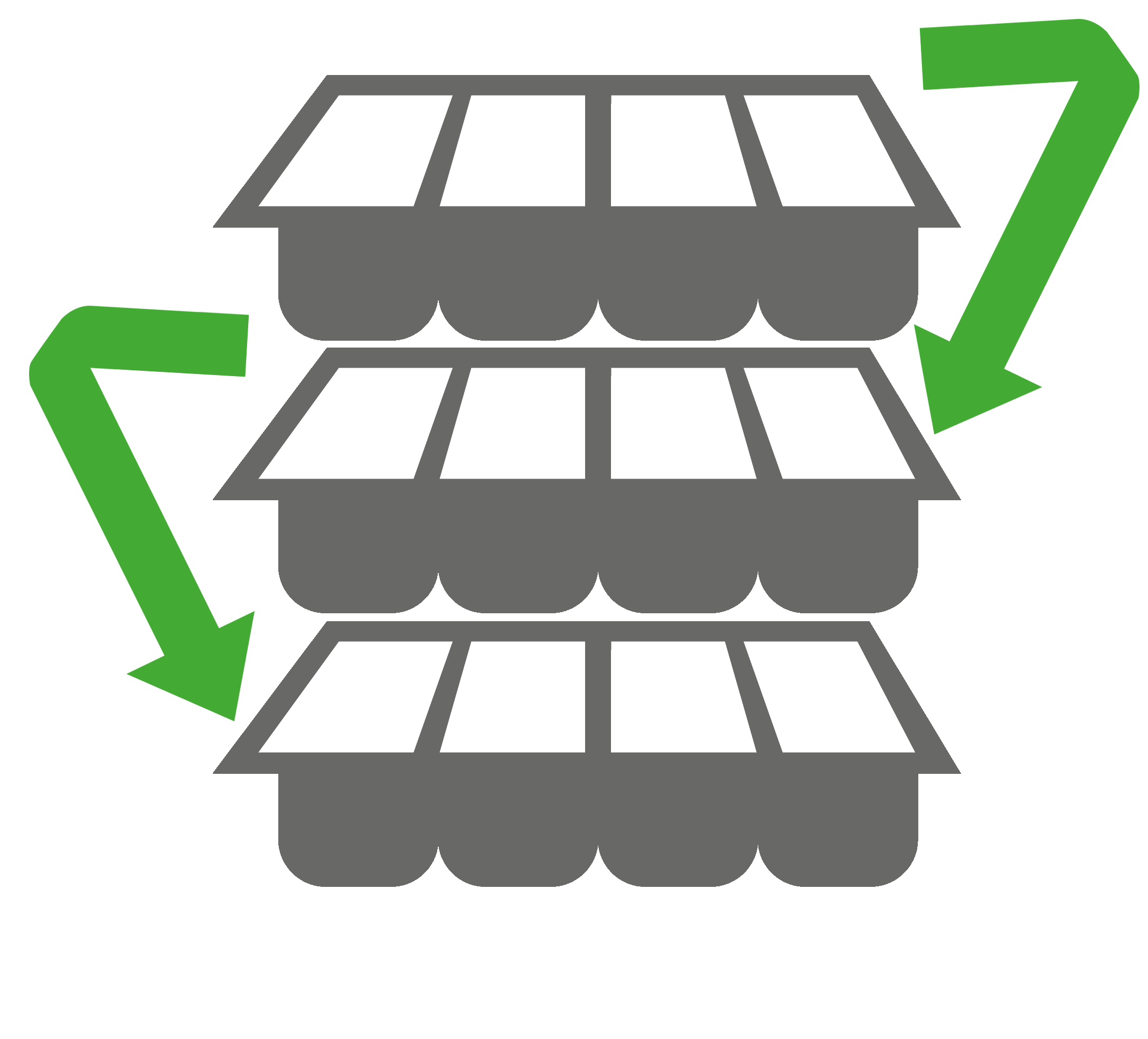 Pictogramme piluliers empilés