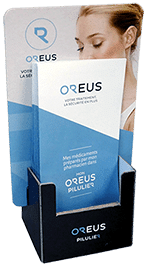 Photo Brochures Oréus PDA pour comptoir