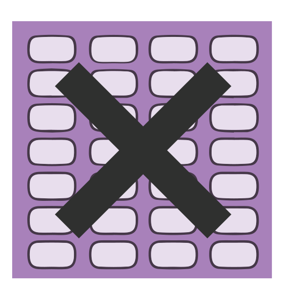 Pictogramme sans préparation