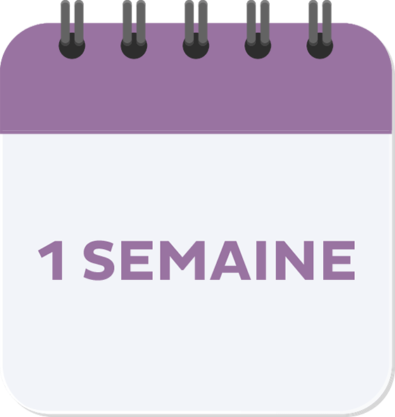 Pictogramme 1 semaine